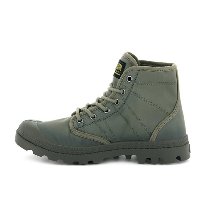 Palladium Pallabrousse TX Men's Boots Olive | UK B731-PWY